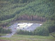 Islay Abattoir from the air: